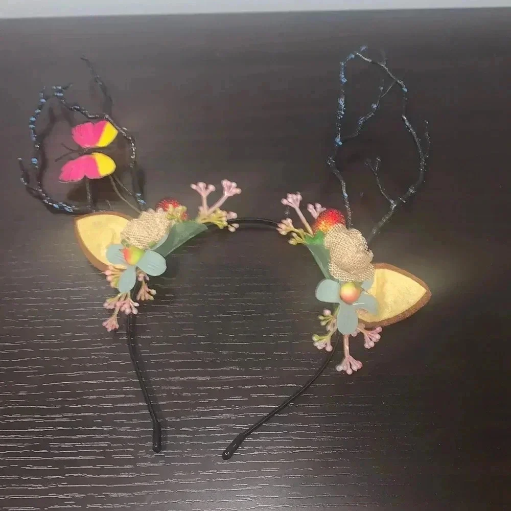 Women Girls Christmas Fairy Tale Flower Headband.